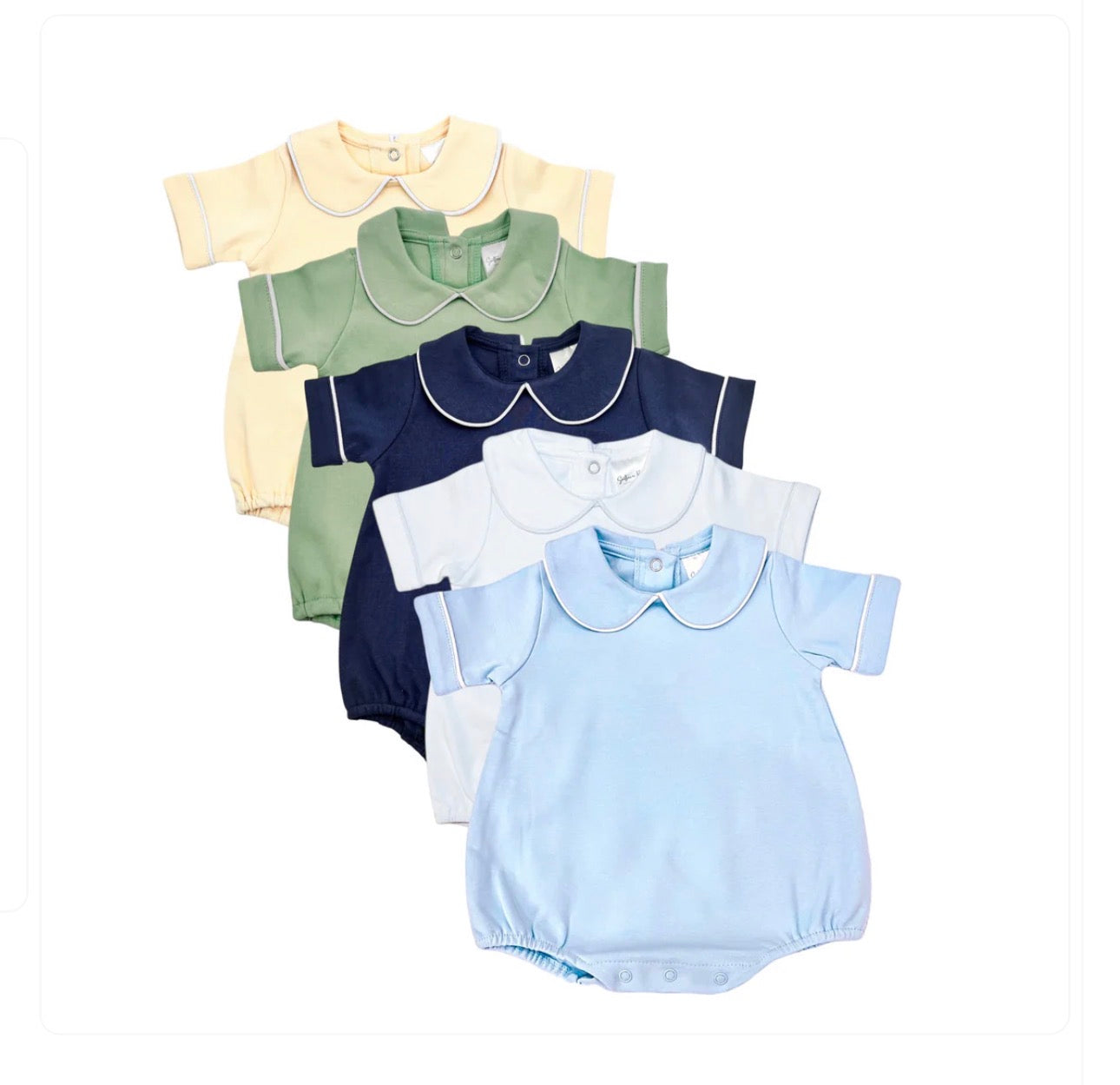 The Piped Collar Collection - Bubbles (Short Sleeve)