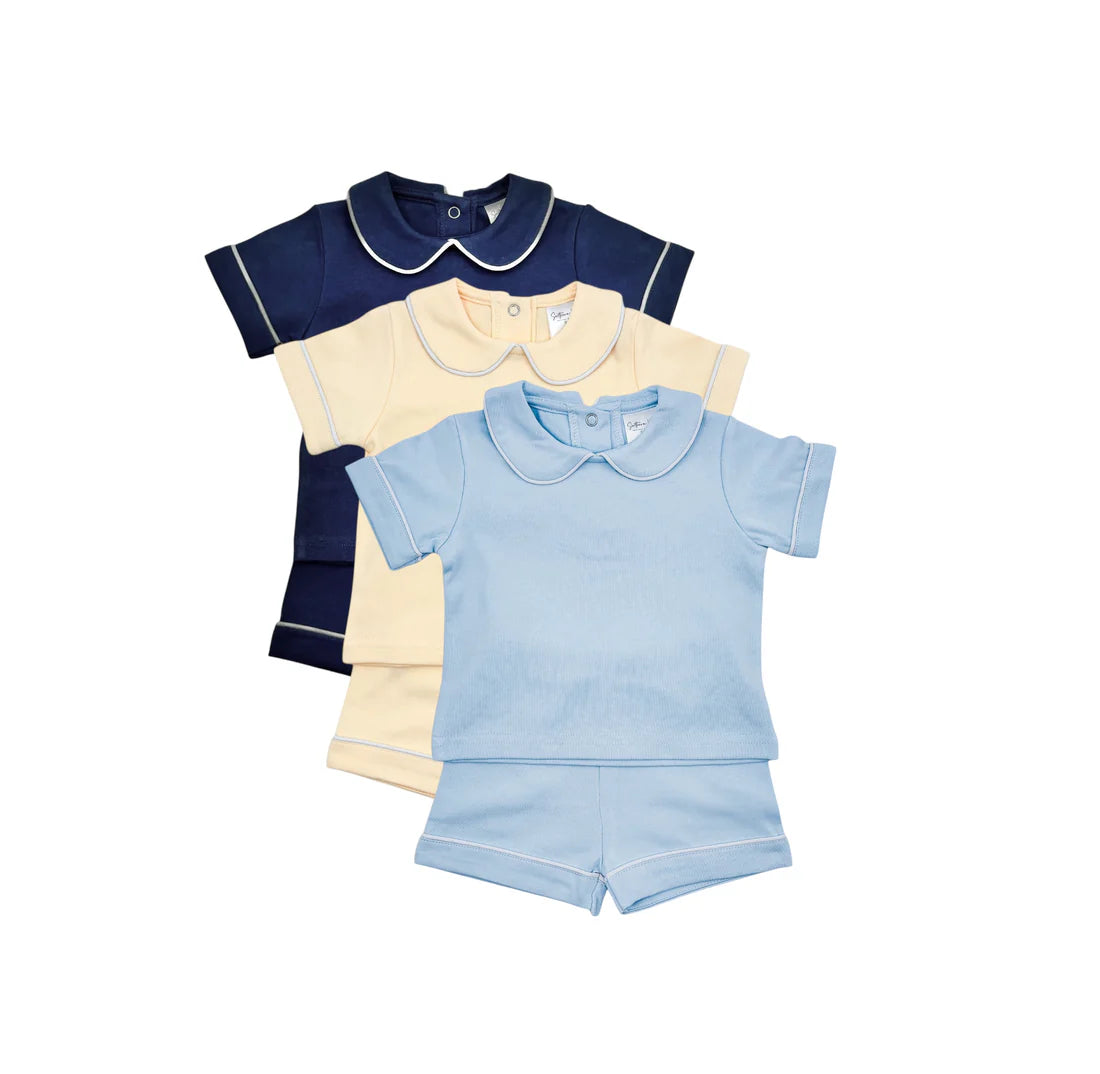The Piped Collar Collection - Sets (Short Sleeve)