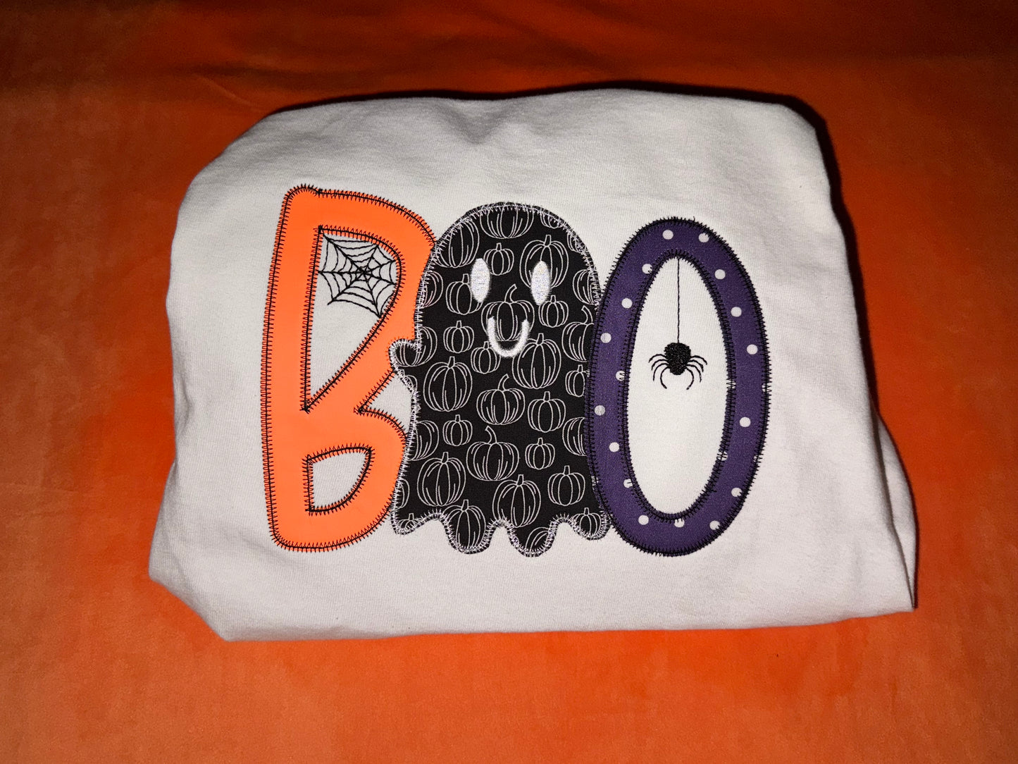 [Appliqué] Kids & Toddler Halloween Embroidered T-Shirt