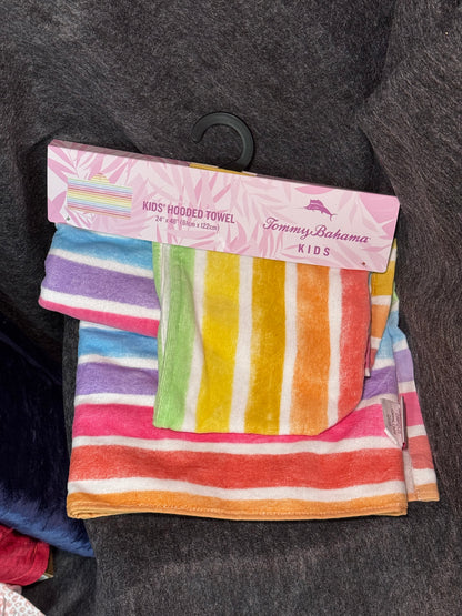 Embroidered Beach Towel - Kids Hooded