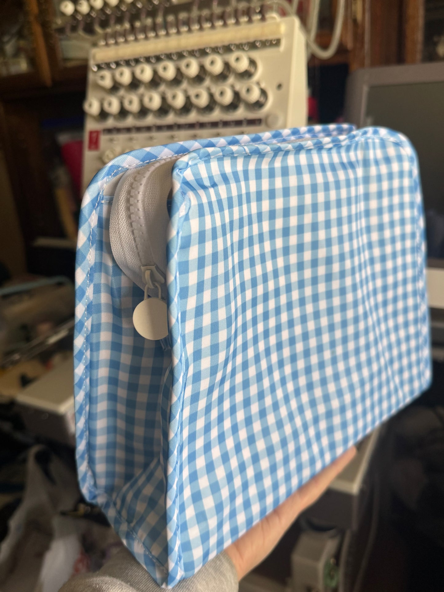 Gingham Nylon Bags