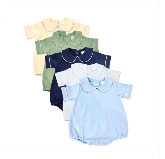 The Piped Collar Collection - Bubbles (Short Sleeve)