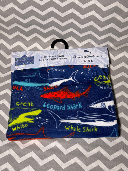 Embroidered Beach Towel - Kids Hooded