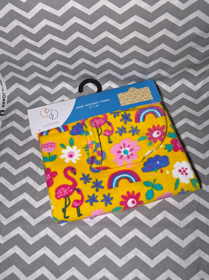 Embroidered Beach Towel - Kids Hooded