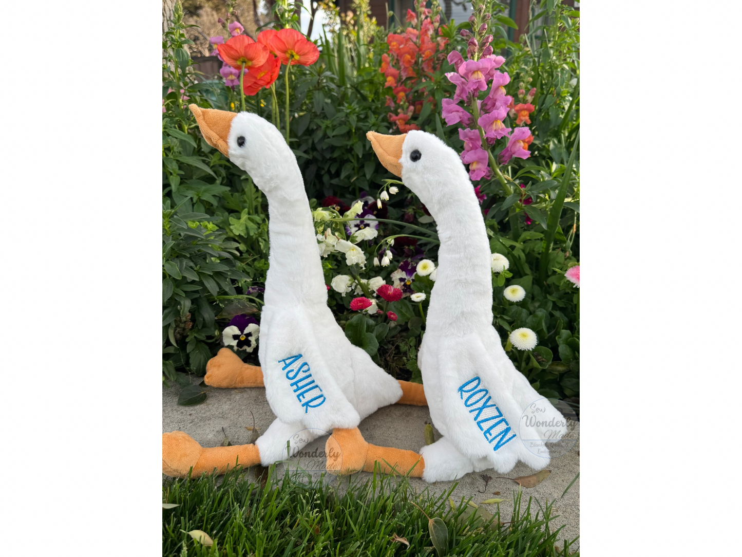Embroidered Easter Goose
