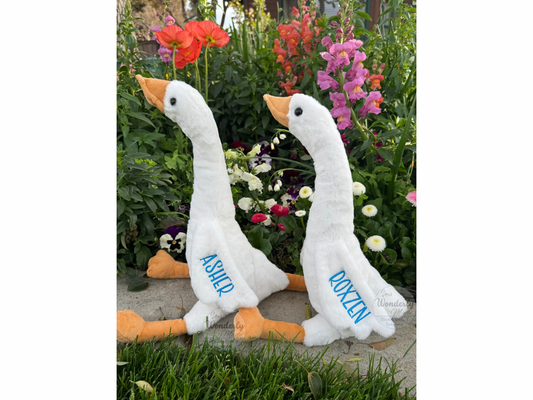 Embroidered Easter Goose