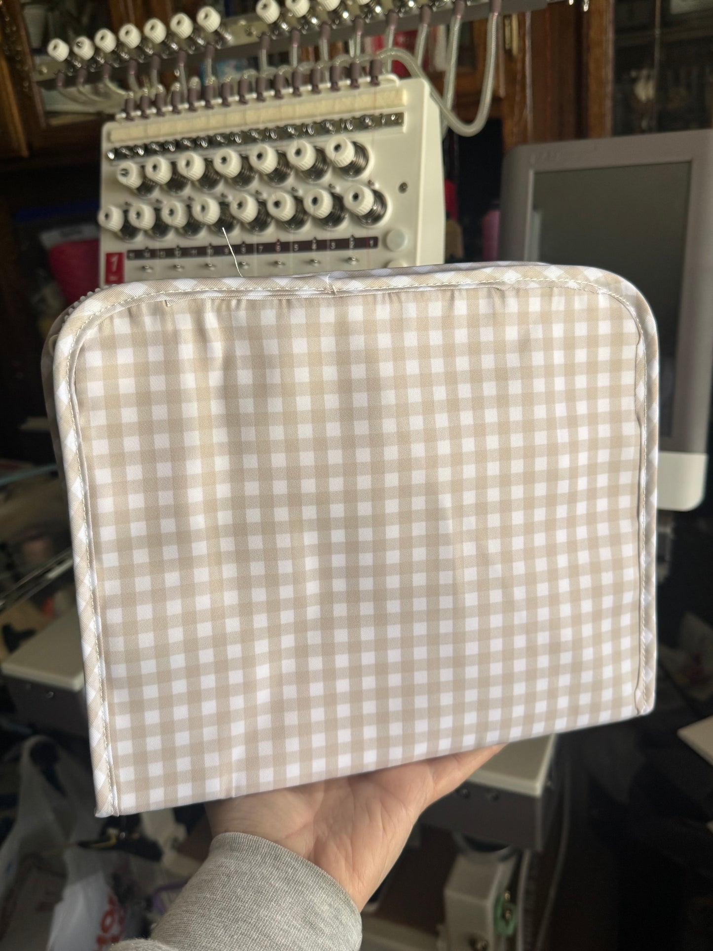Gingham Nylon Bags