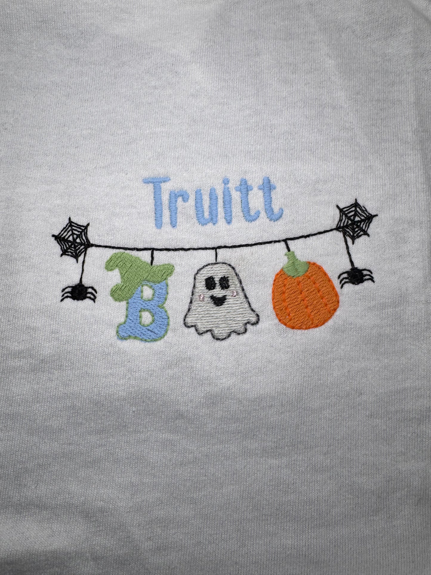 Kids & Toddler Halloween Embroidered T-Shirt