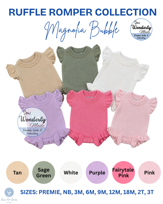 Ruffle Rompers (NB - 3T)