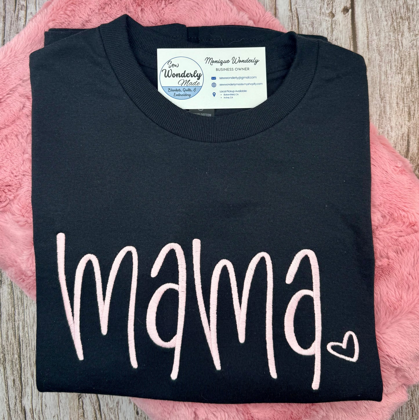 Signature Script Embroidered Apparel Line