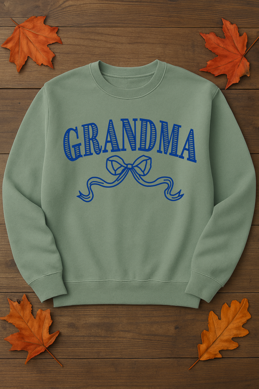 Embroidered Bow Crewneck