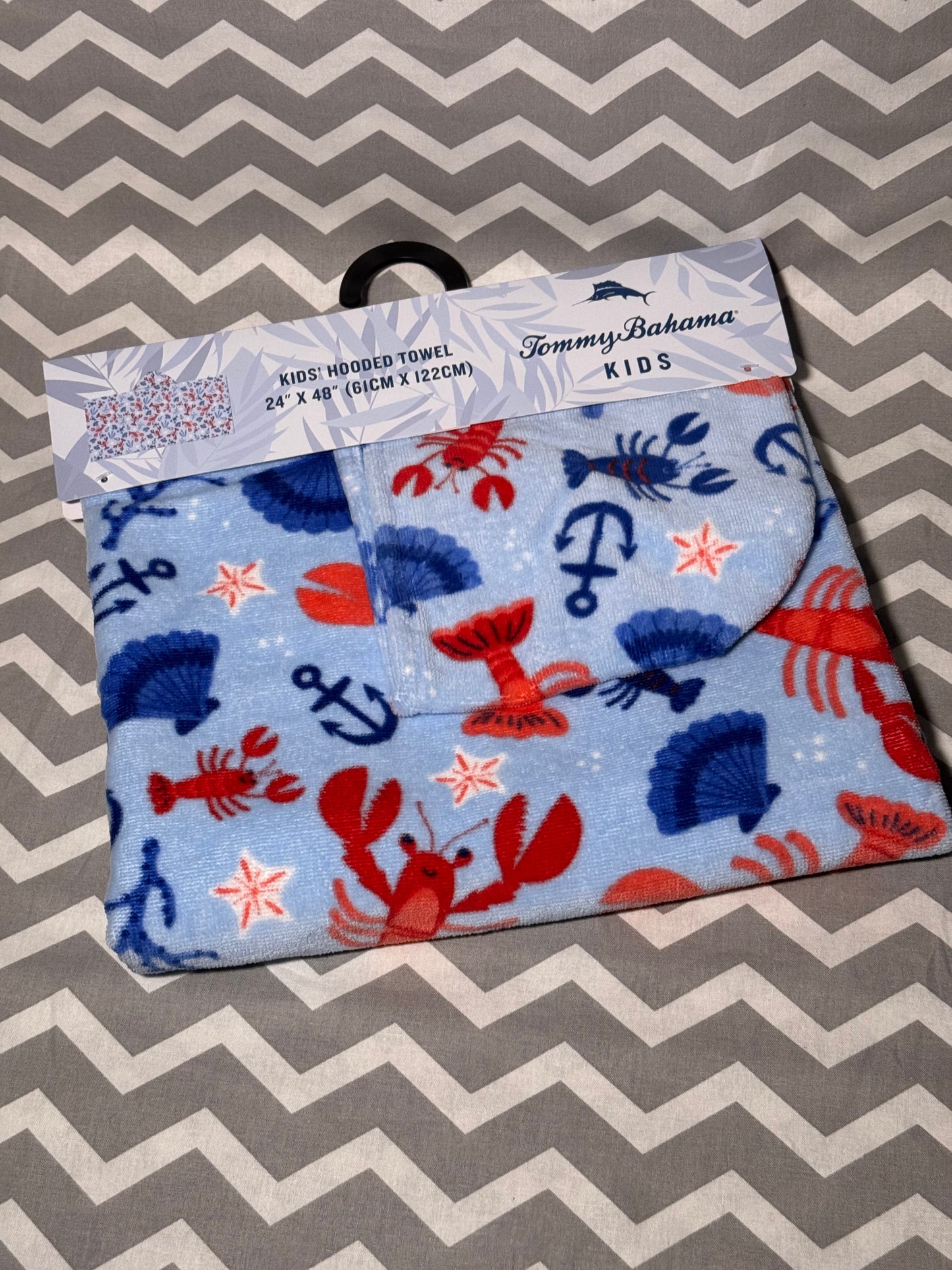 Embroidered Beach Towel - Kids Hooded