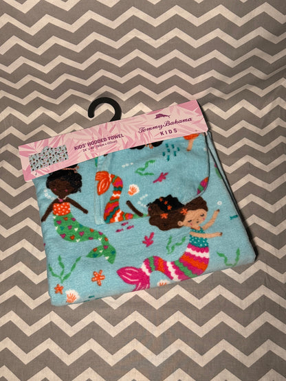 Embroidered Beach Towel - Kids Hooded