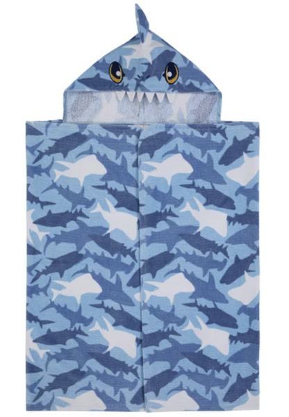 Embroidered Beach Towel - Kids Hooded