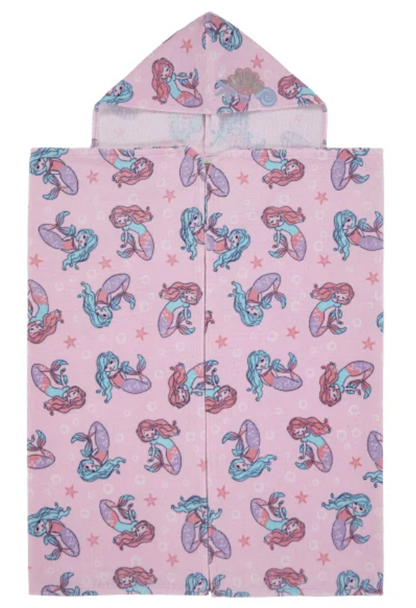 Embroidered Beach Towel - Kids Hooded